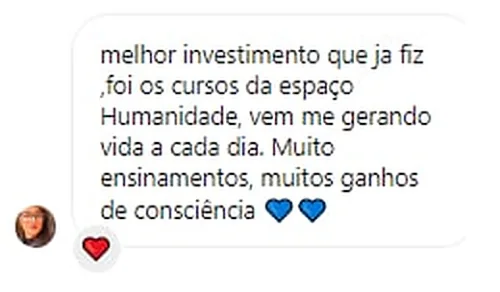 Depoimento Aluna
